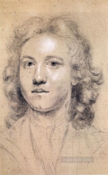  Artist Oil Painting - Portrait Of The Artist Aged Seventeen Joshua Reynolds